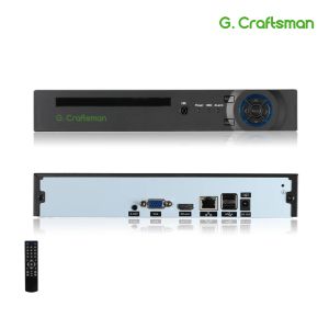 Soczewki Xmeye 16ch 4K NVR Rozpoznanie twarzy H.265+ Network Network Rejestrator 1 HDD 24/7 Kamera IP Onvif P2P System