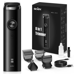 Триммер Sejoy Beard Trimmer для мужчин, беспроводные волосы Clippers Trimmer, водонепроницаемые усы.