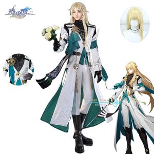 Anime Costumes Luocha Cosplay Honkai Star Rail Luocha Cosplay Come Game Handsome for Hallown Carnival Party Suit Wig Shoes Full Set Cos Y240422