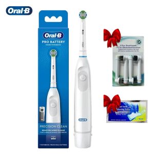 Heads Oral B DB5010 Electric Toothbrush Battery Powered Rotation Whitening Tooth Brush With 4 Replaceable Brush Heads 1piece Strips