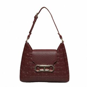 hc Ladies Handbag Luxury Brand Harde Buckle Zipper Design Adjustable Embossed Letters Fi Design Ladies Shoulder Bag N4PG#
