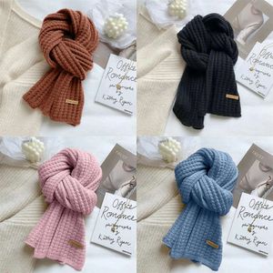 Korean Scarves for Women in Autumn and Winter Thickened Thermal Wool Knitting Students Japanese Lovers 231027 Wter Knittg