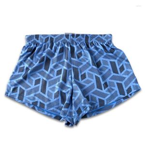 Underbyxor pojkar sexiga aro byxor män mode botten shorts homofile loss andas sömnkläder hem underkläder tonåringar sport underkläder