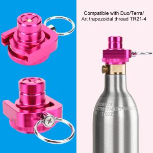 Tillverkare Soda Maker Adapter 60L Water Carbonator Adapter 425G Cylinder Trapezoidal Thread TR214 för Duo/Terra/Art glittrande vattenvärmare