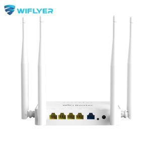 Routers Wiflyer 300Mbps Wi Fi Router Wireless Wifi For 4G USB Modem Russian Menu Omni II Openwrt Stable Wifi Signal 4*Antenna