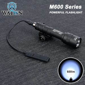 Scopes Surefir M600 M600C M600U Tactical Airsoft With SF Switch Powerful Flashlight Fit 20mm Rail Scout Rifle Weapon Hunting LED Light