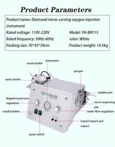 Hydro Water Aqua Peel Dead Cleaning Micro Crystal Hydra Diamond Dermabrasion Aqua Peeling Facial Beauty Machine