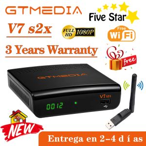 أجهزة الاستقبال FTA 1080P GTMedia V7 S2X SATELLITE RESIVER DVBS2 GTMEDIA V7S2X Full +USB WIFI تم ترقيتها من GTMEDIA V7S HD مستقبلات NO APP