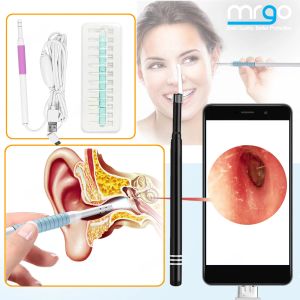 Trimmers öronendoskoprensare för Android Rengör öronen Rengöringskamera Digital Otoscope Inspektion Endoskopisk telefon Smarttelefonen