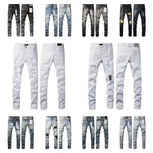 purple jeans Denim Trousers Mens Purple Jeans Designer Jean men Pants High-end Quality Straight Design Retro Streetwear Casual Sweatpants Joggers Pant