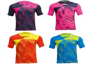 Novo tênis de tênis de mesa Camisas esportivas de poliéster Men039s e Women039s Badminton Sport Shirts 6483336