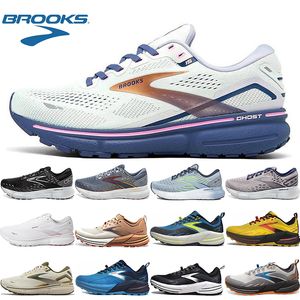 Designer Brooks Running Shoes Brooks Cascadia 16 Orange Green Yellow Bule Black Mens Womens bekväma andningsbara herrtränare Sportsneakers Storlek 36-45