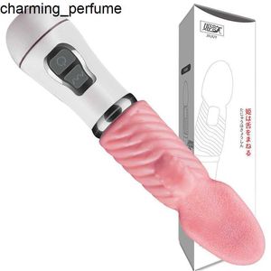 10 MODES LACCOLA DI LINGUAZIONE ORALE VIBRANTE DI LINGUA COMPOSSAZIONE Spot G-Spot stimolazione potente vibratore Sesso femminile giocattoli VIBRATORI