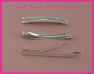 20 шт. Серебряная отделка 60 см 235 Quot Flat Double Bare Metal Hair Barrettes At Head и Nickle Bargain для Bulk8503936