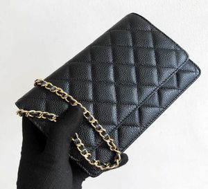 Luxusmarke WOC Fashion Bags Women039s Designer Brieftaschenkartenhalter Real Lederkette Tasche Mobiltelefon Schulterhandtaschen7425605