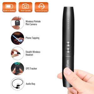 Detector WT09 Pen Caneta Detector Antispy Camera Hunter Antigps Rastreamento