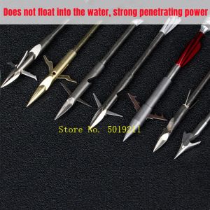 Accessories 10 Pieces of Fish Shooting Fish Dart Hunting Tool Accessories Stable Detachable Metal Dart Special for Fishing Slingshot