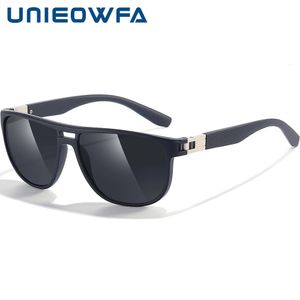 UNIEOWFA Polarized Myopia Optical Sunglasses Men UV400 Protection Multifocal Progressive Prescription Sun Glasses Male TR90 240408