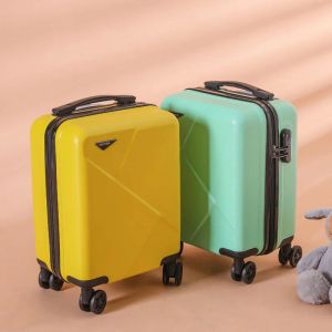 Bagage XQ 16inch Aviation Boarding Case Universal Wheel Small Children's Cute Trolley Case Men and Women Bagage Travel Computers