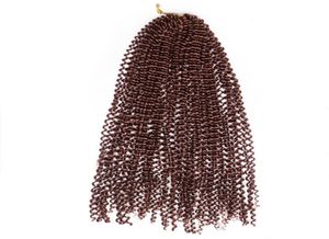Tress szydełko Warkocze włosy syntetyczne wyplatanie włosów Kinky Curly Marley Body Wave Weves dla czarnych kobiet 5565031