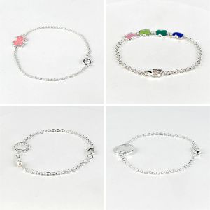 Bracelets bracelet for women 925 silver original High Quality Charm Jewelry matching bracelets Spanish Bear san valentin day