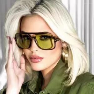 Sunglasses Fashion Square Woman Brand Designer Candy Colors Sun Glasses Retro Shades Ladies Blue Mirror Driving Eyewear