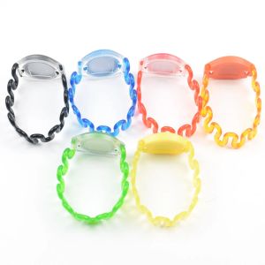 Braccialetti 10pcs/lotto 13.56MHz RFID Braccialetti elettronici silicone Braccialetti elettronici NFC Smart 1K S50