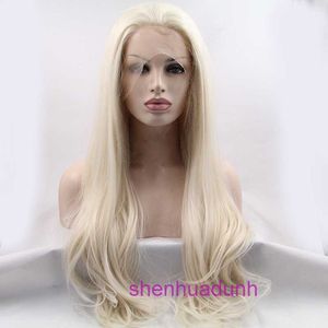 Designer Wigs Wigs Hair for Women Newlook W1035 Nuova elegante capelli lunghi micro arricciati Wig Lace Teaching Head