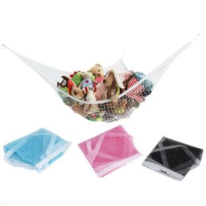 Bags Triangle Large Plush Toys Storage Mesh Bag Hammock Towels Net Organizer Children Stuffed Toys Room Storage Holder Free Shipping