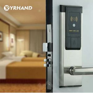 Kontrollelektroniskt RFID Hotel Door Lock System Swipe Card Smart Door Lock