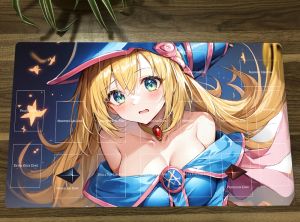 Pads Yugioh Dark Magician Girl BMG TCG CCG Playmat Trading Trading Game Mat Table Desk Play Mat Mousepad Mouse Mouse Mouse