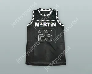 Anpassad valfri namnnummer Mens Youth/Kids Martin Payne 23 Black Basketball Jersey Top Stitched S-6XL