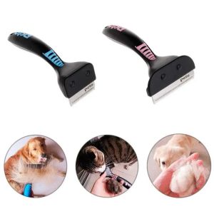 Cabelo de estimação para animais de estimação pente pente cini furmines cão de gato de gato de gato helicóptero ferramenta de remoção de cabelo pente para cães gatos produtos de estimação de animais de estimação