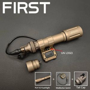 Scopes Sotac PLHV2 Plh v2 Modlit CNC Flashlight 1300 Lumens White LED High Power Tactical Rifle Weapon Light Airsoft Hunting Scout Lamp