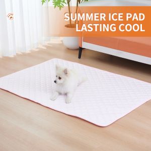 Furniture Dog Mat Cooling Summer Pad Mat For Dogs Cat Blanket Sofa Breathable Pet Dog Bed Summer Washable For Small Medium Large Dogs Car