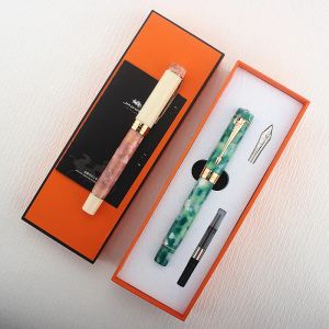 Pens Jinhao Century 100 Serie Harz Fountain Stift Fantasy Green Writing Ink Pens School Supplies Office Business Geschenke Stifte