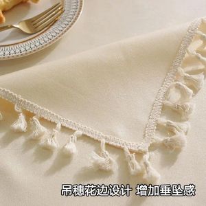 Table Cloth Solid Color TPU Tablecloth Small Square