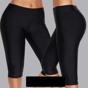 Kadın pantolon capris elastik yüksek bel sporu sıkı kadın hızlı kuru 3/4 çalışan pantolon kadın mahsul fitness sıkı y240422