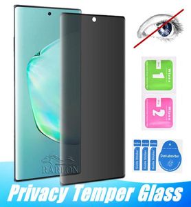 Privacy Screen Protector 3D Curved AntiSpy 9H Hardness Protective Edge Glue Tempered Glass For Samsung Galaxy S23 Ultra S22 Plus 2122461