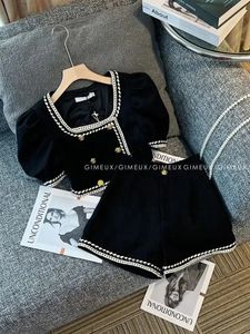 Summer Baby Girls Clothes Set Short TopsShorts 2pcs Kids Girl Clothing Suit 312 Years Children Outfits Kinder Kleidung 240410