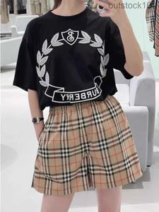 High End Buurberlyes Costumes for Women Men Classic Plaid Elastic Pasp Casual Women Shorts Starszy marka Letni projektanci szorty