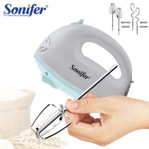 Mixers Hand Mixer Electric Blender Kitchen Appliances Deg Mixer Egg Beater Portable For the Meat Bakery Cake Sweets Mixer Sonifer