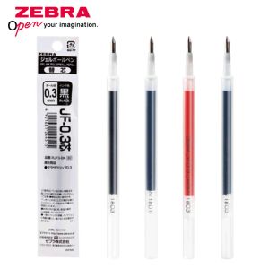 PENS 10PCS Japan Zebra JF0.5 Drücken Sie den Test Nachfüllungen von Gel Pen Nachfüllung von 0,5 mm Klassiker für JJ15, JJZ49, JJ31, JJ55