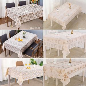 Specialized Tablecloth Lace Roll Rectangular Table Mat Waterproof Oil Proof Dustproof Western High-end