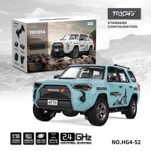 Carros Hengguan 1/18 Super Overlord High Simulação Requintada Peças Decorativas Elétricas Fumaça Luz 4WD RC REMOTO CONTROL