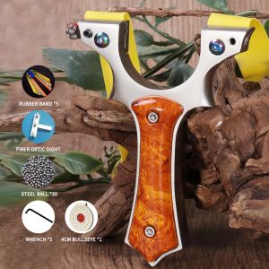 Slingshots Wildhunt Metal Wood Rise Sningshot Big Mocno -Outdoor Hunting Strzelanie do Profesjonalne Proca Profesjonalne Kale