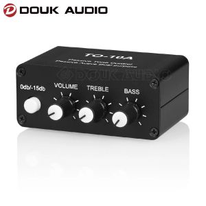 Amplificatore Douk Audio Mini Passive/Attenuatore Attivo Controller di tono altoparlante 3,5 mm Volume per cuffie Agozzo di preamplificatore stereo Audio