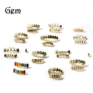 Hot Selling HIPHOP Genuine Gold Electroplated Glossy Braces Hip-hop Accessories Teethgrills