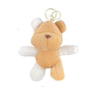Fashion Bear Plush Cartoon Hanging Ornament Pendant Doll Keychain Wholesale