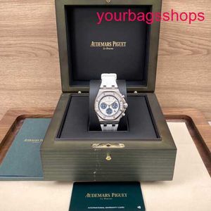 AP Titanium Wristwatch Royal Oak Offshore Series 26231ST Precision Steel Blue Eyes Ladies Fashion Leisure Business Sports Machinery Watch